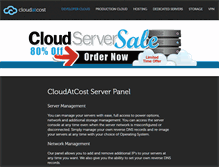 Tablet Screenshot of cloudatcost.com